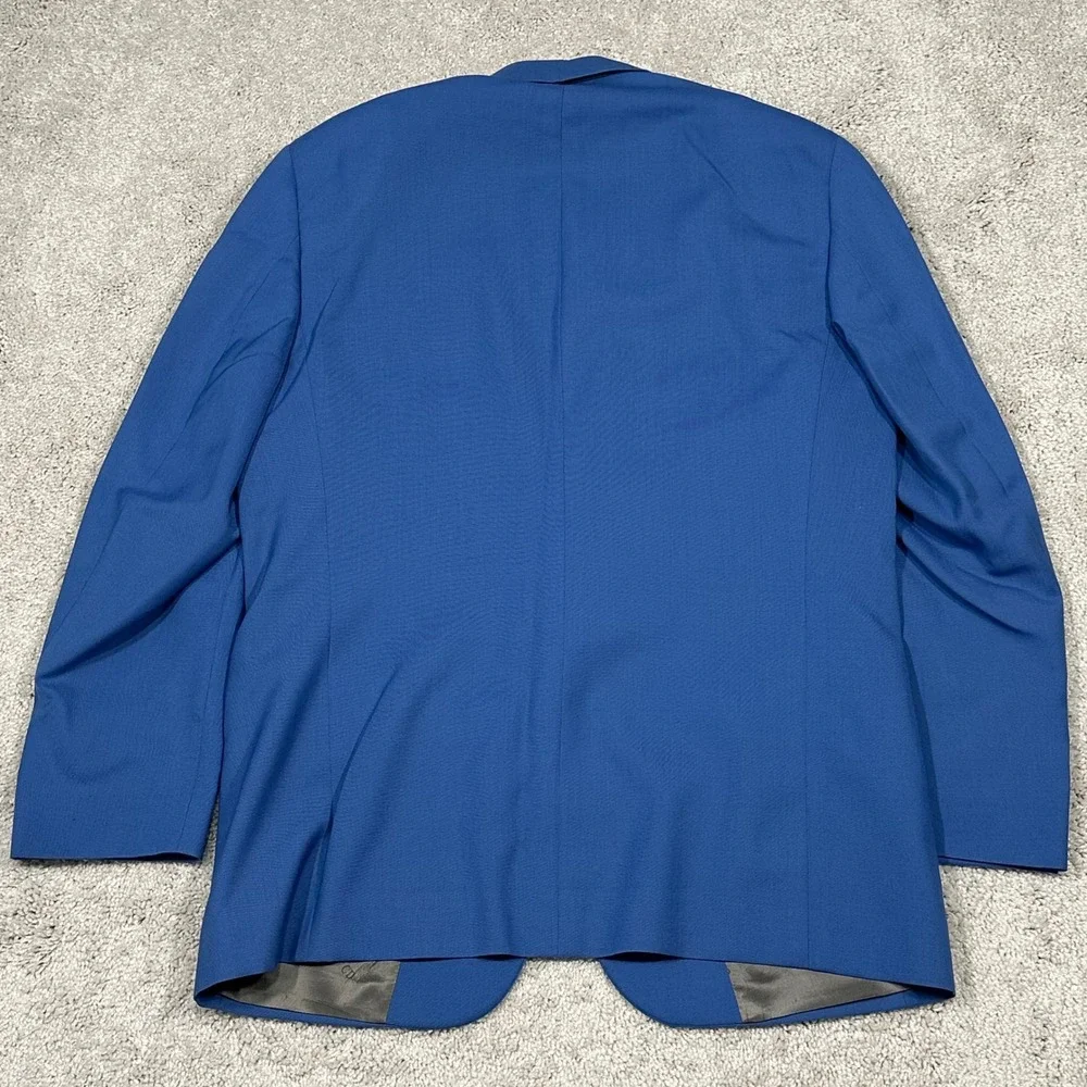 VTG Christian Dior Le Connaisseur Blue Blazer 46L Made in USA Business